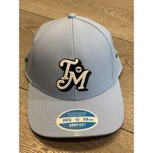 TaylorMade Golf Hat Retro Metal Eyelet Adjustable Cap Blue New